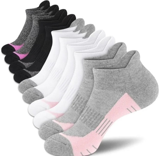 Smilooen 12 Pairs Womens Ankle Socks Colorful ComfortSoft Lightweight Sports Athletic Socks