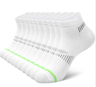 Smilooen Women's Ankle Socks Low Cut Running Athletic Socks for Ladies, 10-Pack